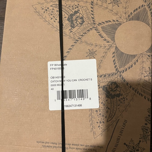 NIB Free People Catch Me if You Can Crochet shoes - Picture 10 of 12